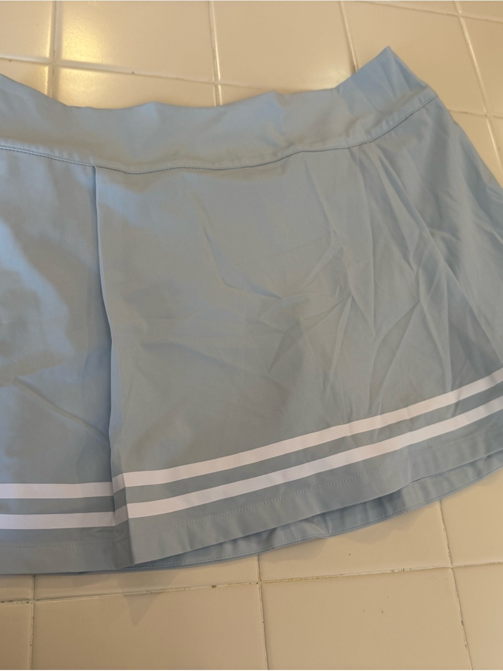 Pleated Light Blue Golf Skirt
